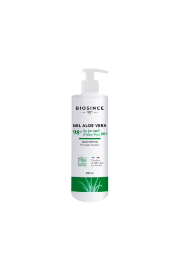 Biosince orgaaniline lõhnatu rahustav ja niisutav 98%-line aloe vera geel 200 ml