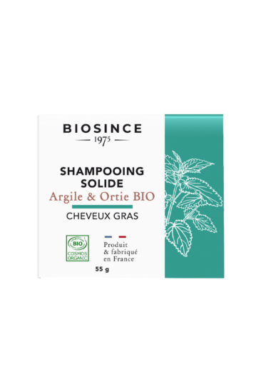Biosince orgaaniline šampoon nõgeseekstrakti ja kaoliini saviga rasustele juustele 55 gr