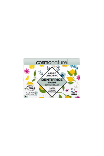  Cosmonaturel orgaaniline tahke valgendav hambapasta sidruniga 23 gr