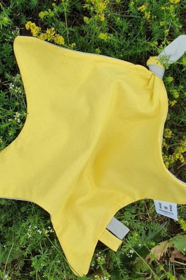 Orgaanilisest puuvillasest vastsündinu Blankie Yellow Star