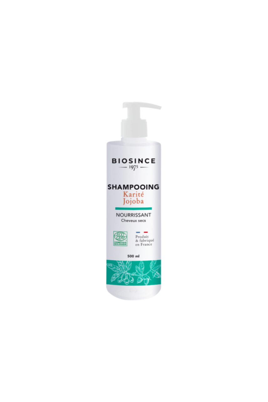 Biosince orgaaniline niisutav šampoon kuivadele juustele jojooba ja sheavõiga 500 ml