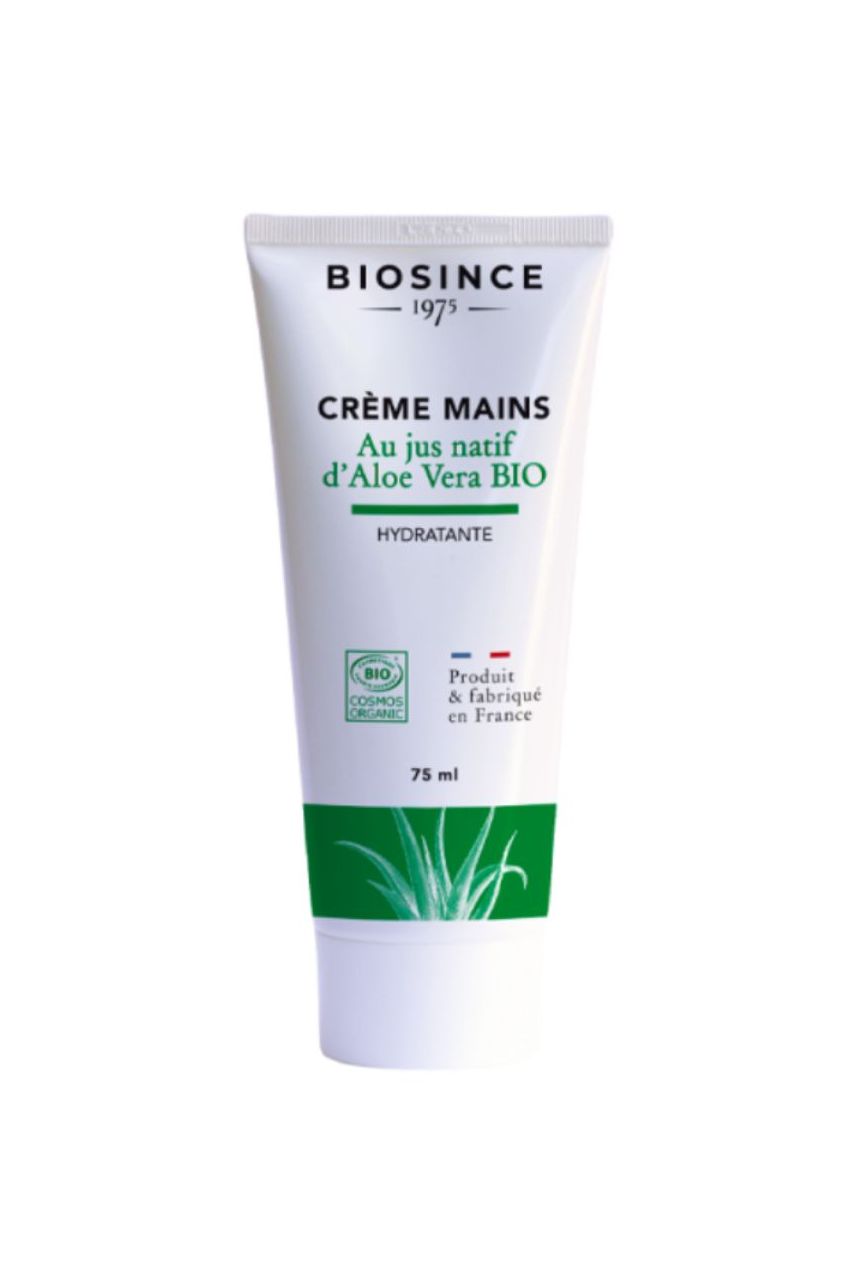 Biosince orgaaniline nahka niisutav ja taastav kätekreem aloe veraga 75ml