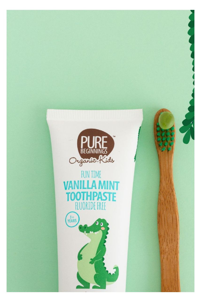 Fluoriidivaba hambapasta ksülitooli ja kaltsiumiga vanilje-piparmündi maitsega 3+ aastat 75 ml