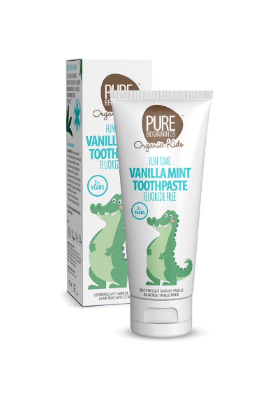 Fluoriidivaba hambapasta ksülitooli ja kaltsiumiga vanilje-piparmündi maitsega 3+ aastat 75 ml