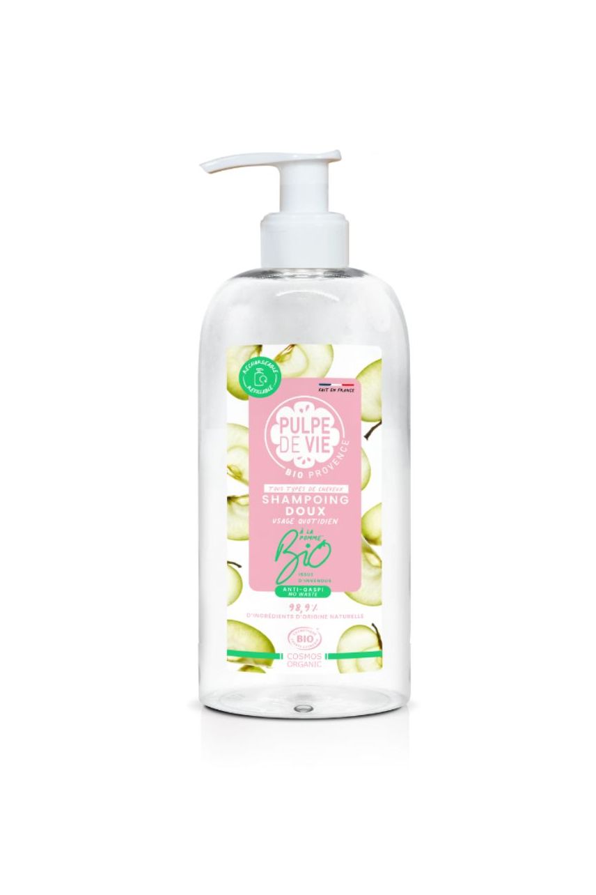 Orgaaniline niisutav ja hooldav šampoon Pompampidoux Moisturize normaalstele juustele õunaveega  400 ml